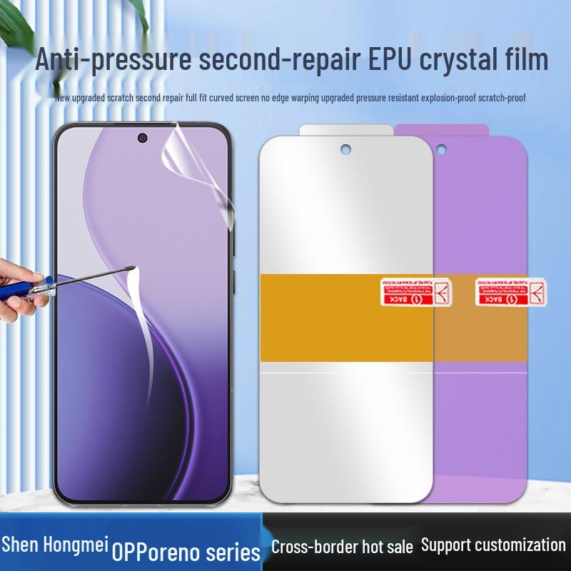 Self-Healing EPU Crystal and HD Hydrogel Film for Oppo Reno15 Pro/14F