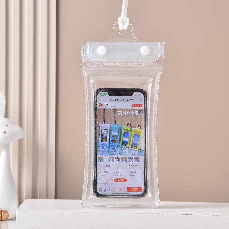 Underwater Photography Mobile Phone Waterproof Bag Universal Waterproof Case for Hot Spring Swimming Mobile Phone