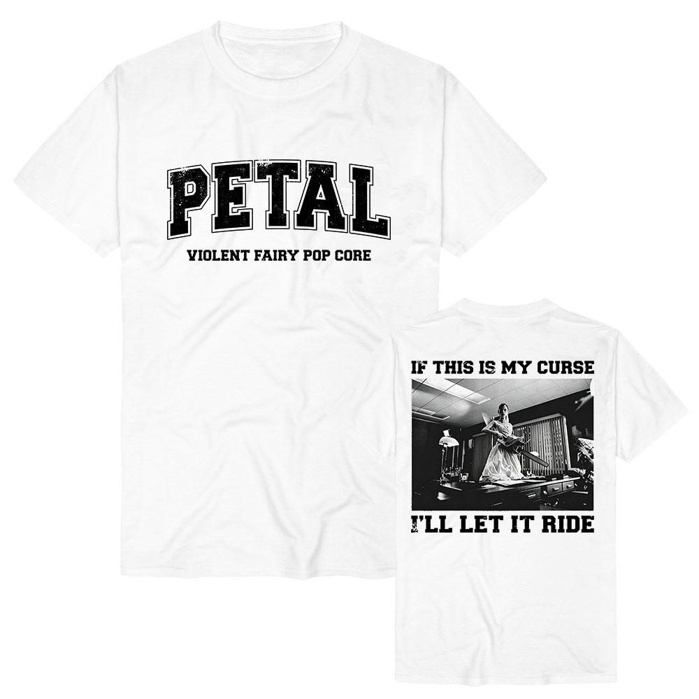 PETAL Violent Fairy Pop Core Print T‑Shirt Ariana Grande Tees Short Sleeve Shirts Horror Picture Streetwear Casual Couple Tops