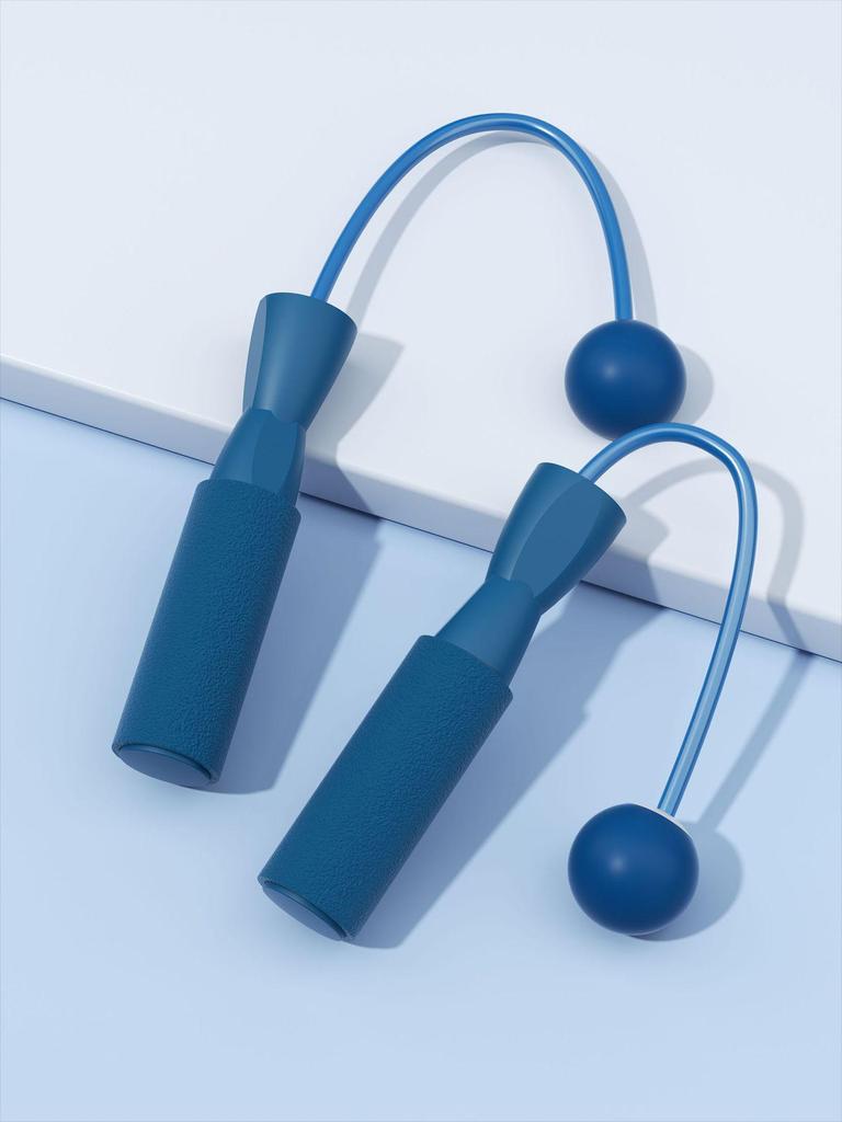 Weighted Cordless Skipping Rope with 32CM Small Ball for Adults & Kids