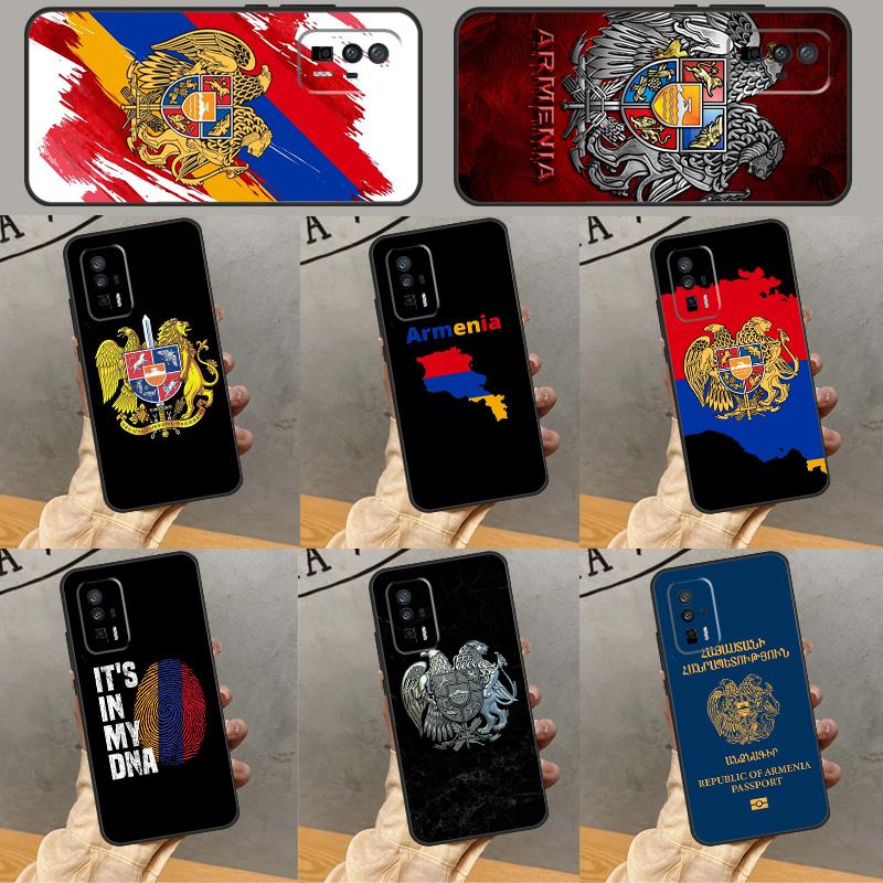 Armenien Armenische Flagge Hülle Für Xiaomi 15 14 13 Ultra 11T 12T 13T 14T Pro POCO X7 X6 Pro X3 X5 M6 F5 F6 Pro Abdeckung