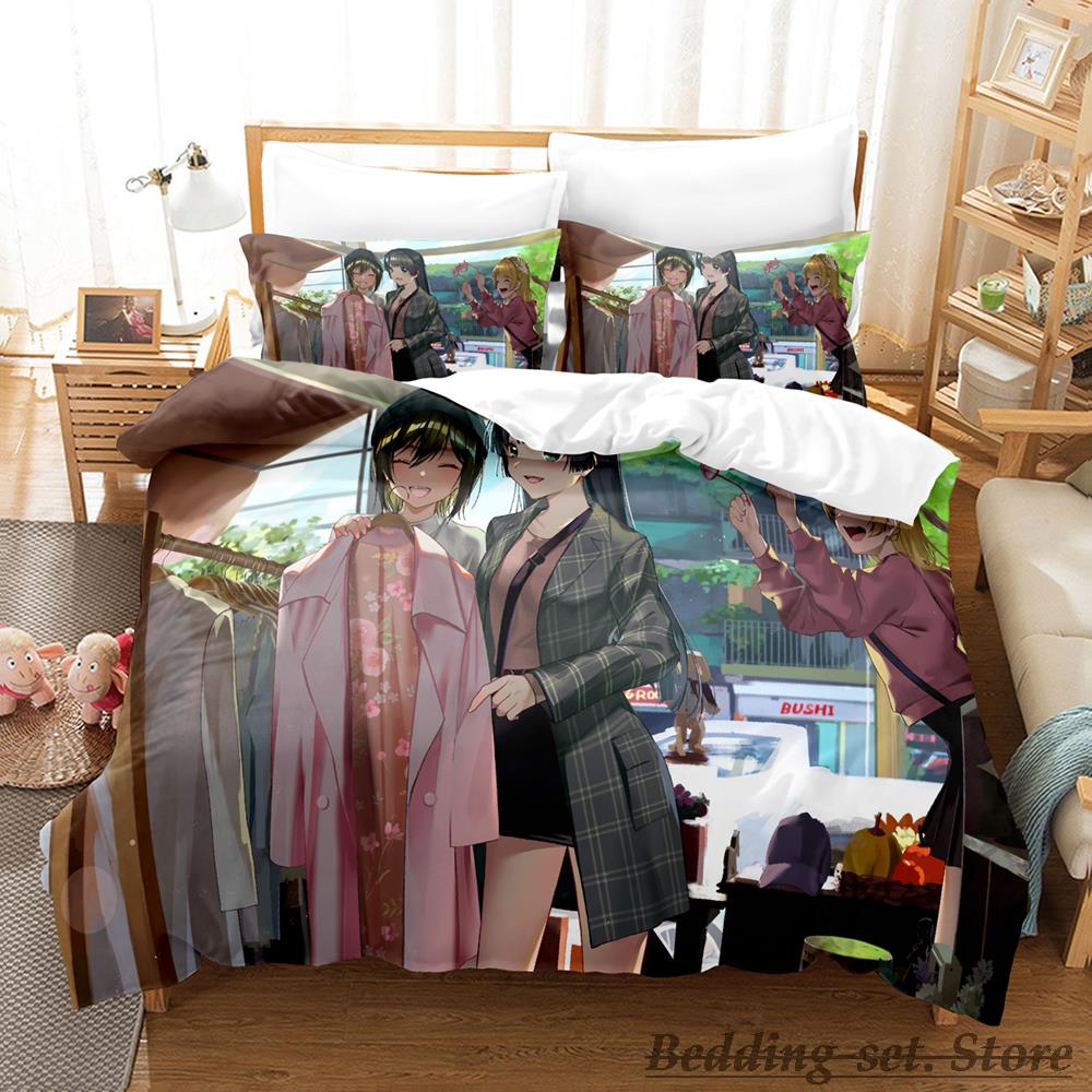 D4DJ All Mix Bedding Set Single Twin Full Queen King Size Bed Set Adult Kid Bedroom Duvetcover Sets Anime Parure De Lit Bed