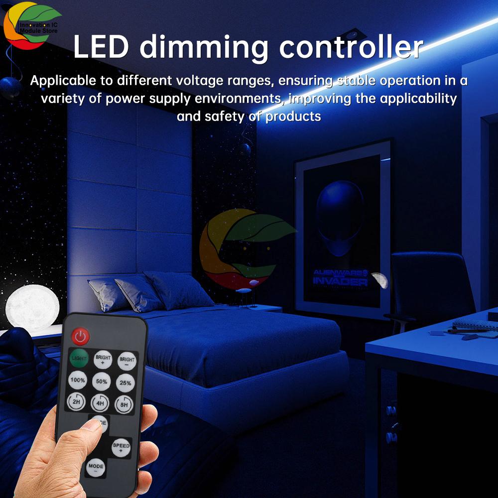 DC 5-12V LED-Treiber Controller Kabellose Fernbedienung LED-Dimmer Smart LED-Licht Treiber Modul Zeitsteuerung