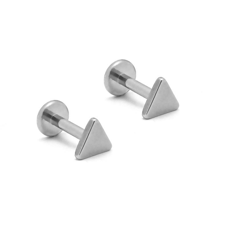 Ferskenhjerte Måne & Stjerne Titan Leppepiercing - G23, 1,2 mm Tykkelse, 6/8/10 mm Lengde