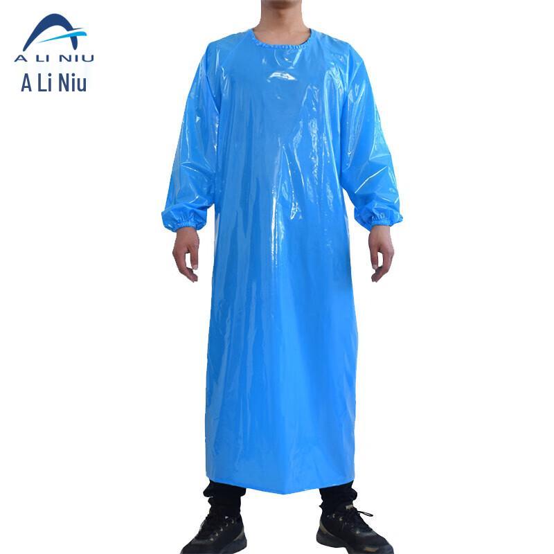 AliNiu AW-025 TPU Waterproof Long Sleeve Work Apron