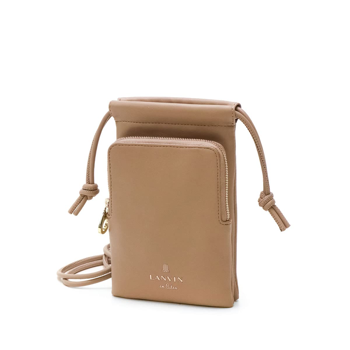 

on Liberte Smartphone Shoulder Greige [Lanvin Bleu] Women s 483920-43