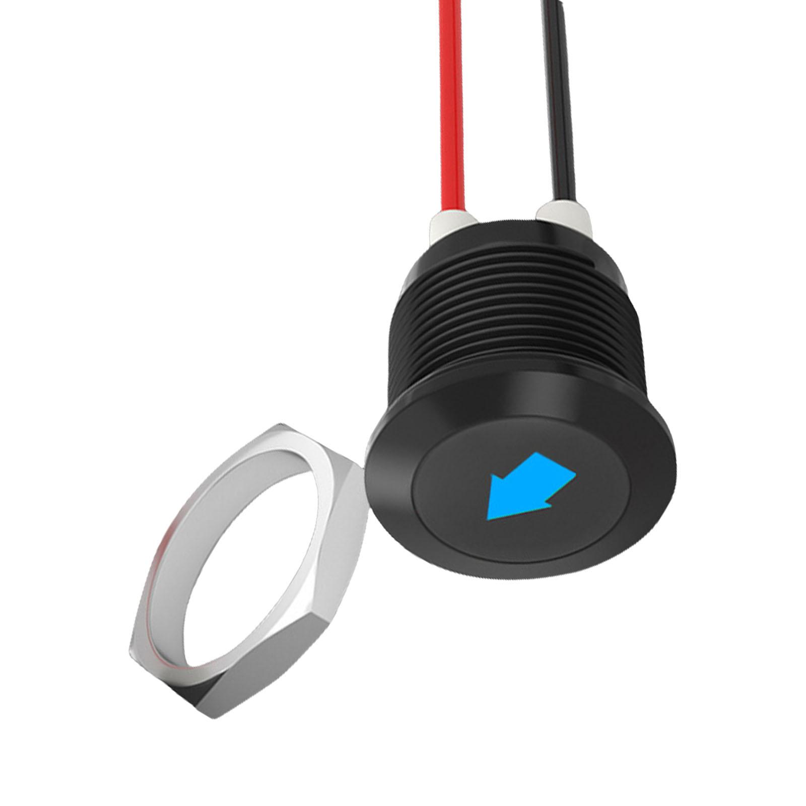 

Индикаторная лампа автомобиля Символы одинарной стрелки Светодиодная лампа приборной панели автомобиля Индикаторные лампы указателей поворота автомобиля с проводом Долговечные синий