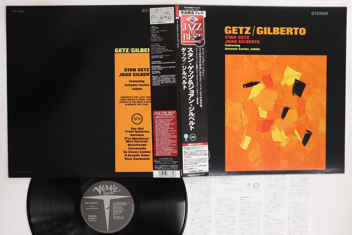 

LP Record STAN GETZ JOAO GILBERTO Getz Gilberto 180g UCJU9002 VERVE 2009 Japan Obi Jazz Used