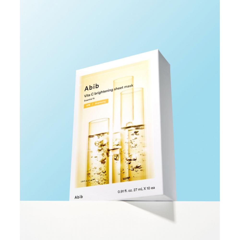 Abib Vita C Whitening Sheet Mask Essential Fit 10 Sheets NONE