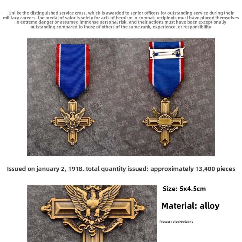 Východní fronta Reprodukce Armáda USA Stříbrná hvězda Purpurové srdce Medaile cti Armádní kříž za vynikající službu