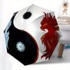 Yin Yang Phoenix: Balance in DesignUmbrella with Cute Design, Portable 3-Fold Compact Umbrella for Men & Women, Valentine's Day Mother's Day Halloween