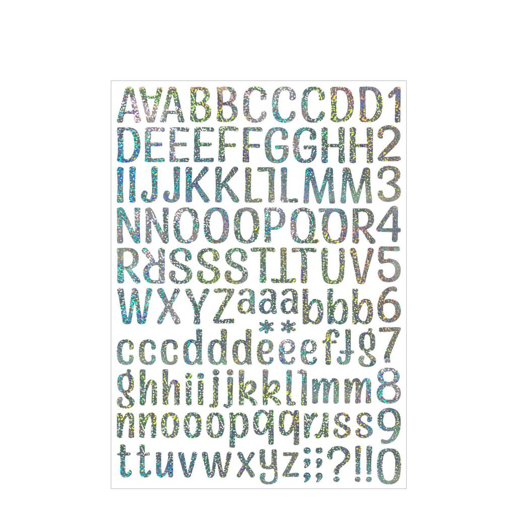 26 Alphanumeric Stickers For Christmas Gifts