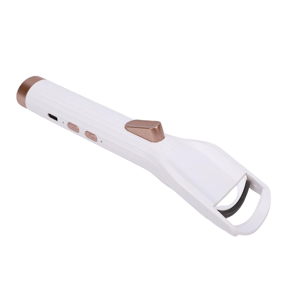 Heated Eyelash Curler with Fan 2 in 1 Fast Heat Up Cordless Lash Curling Tool for Glue Drying