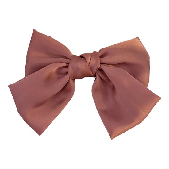 Women Hairpin Bow Theme Hair Clip Bright Color Hair Clip Back Head Hair Claw Lightweight Hair Accessory