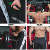 1Pair Pull Up Handles Rubber Grip Heavy Duty Cable Machine Handles Weight-Lifting Gym Equipment For Gym Workout