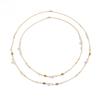 Temperament Imitation Pearl Stacked Long Necklace Women's Retro Ethnic Wind Star-shaped Fringed Sweater Chain