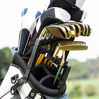 Golf Shafts Holder Holds 9 Clubs Putter Clip Club Holder Adjustable Width Golf Club Display Bracket Anti-Shake for Golf Club
