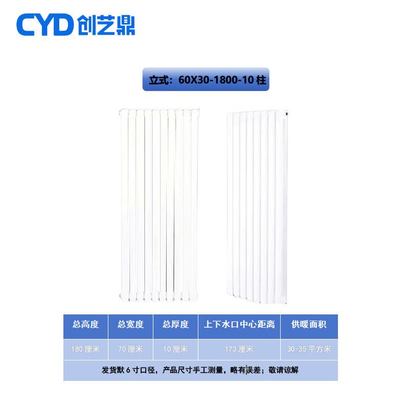 Chuang Yi Ding Steel 6030 Two-Column Hot Water Radiator