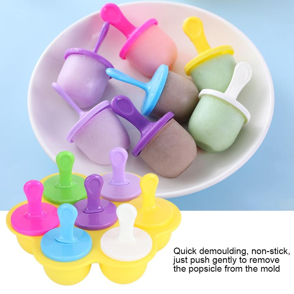BPA Free Silicone Ice Cream Molds Reusable Silicone DIY Mold Ice Cream Making Mold  DIY Making