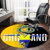 1pc Number 7 Soccer17 Carpet, Round Rug, Comfortable, Suitable for Entryways, Living Rooms, Office, And Bedrooms, Christmas Decoration