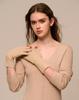 Autumn & Winter Cashmere Knit Touchscreen Cold Protection Striped Warm Gloves