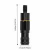 2PCS Aluminum Alloy Fishing Rod Connector One-Piece Landing Net Connector  Carp Fishing