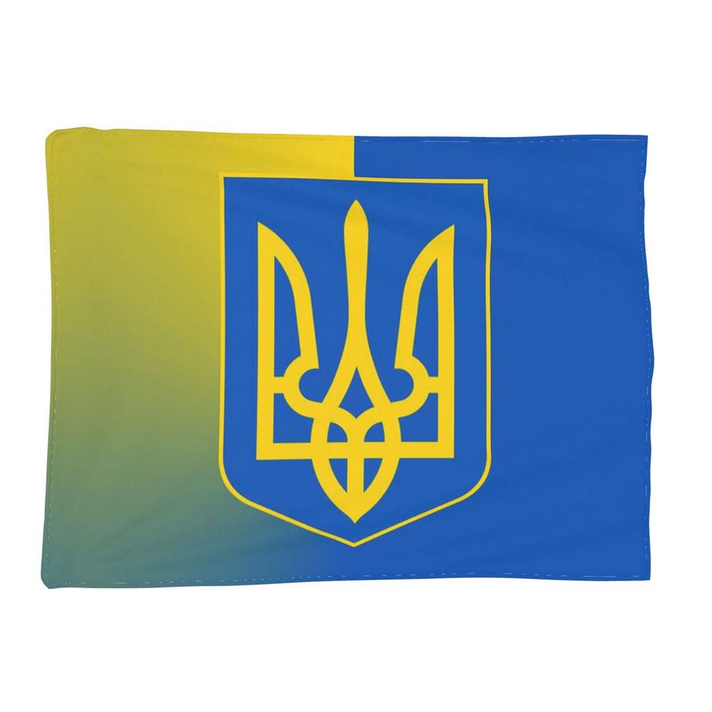 Flag Of Ukraine Blanket Soft Warm Flannel Throw Blanket Cover for Bed Living room Picnic Travel Home Couch