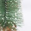 Mini Desktop Christmas Tree Small White Cedar with Snow Effect for Office Home Table Winter Holiday Decoration Decor