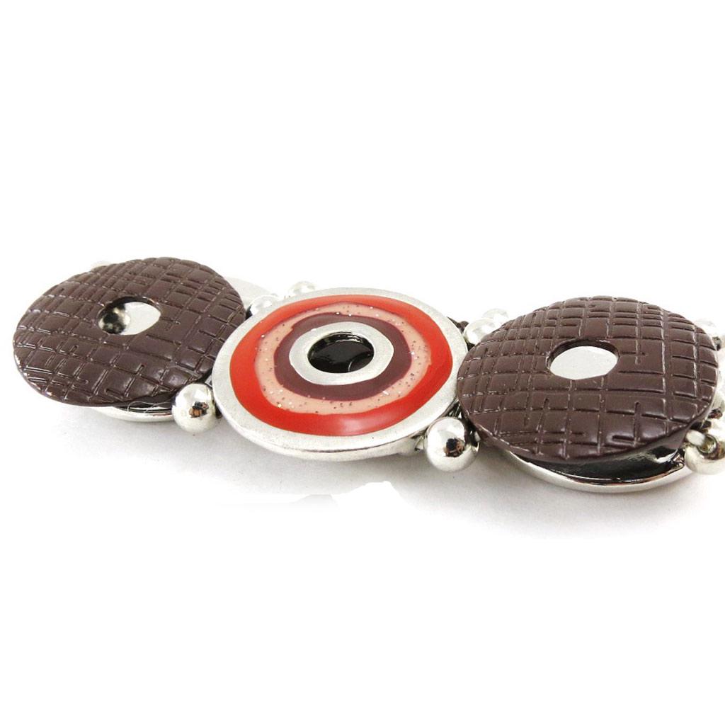 NOA [J1959] - Bracelet Créateur 'Amandine' marron