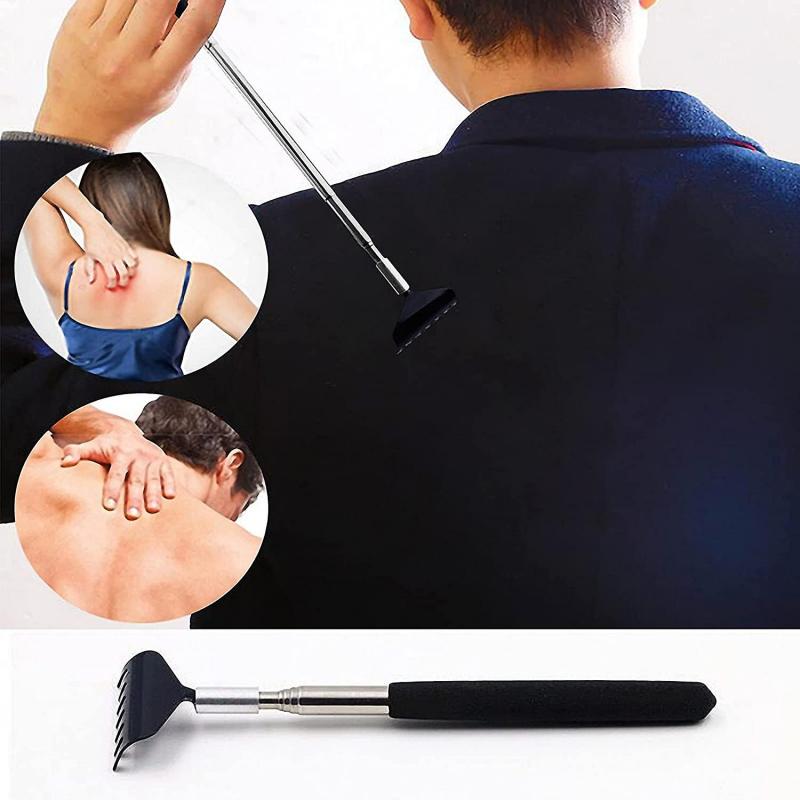 2pcs Back Scratcher In 68cm Reach,high Quality Back Scratcher With Extendable Rod,telescopic Back Scratcher For Head And Back (black)