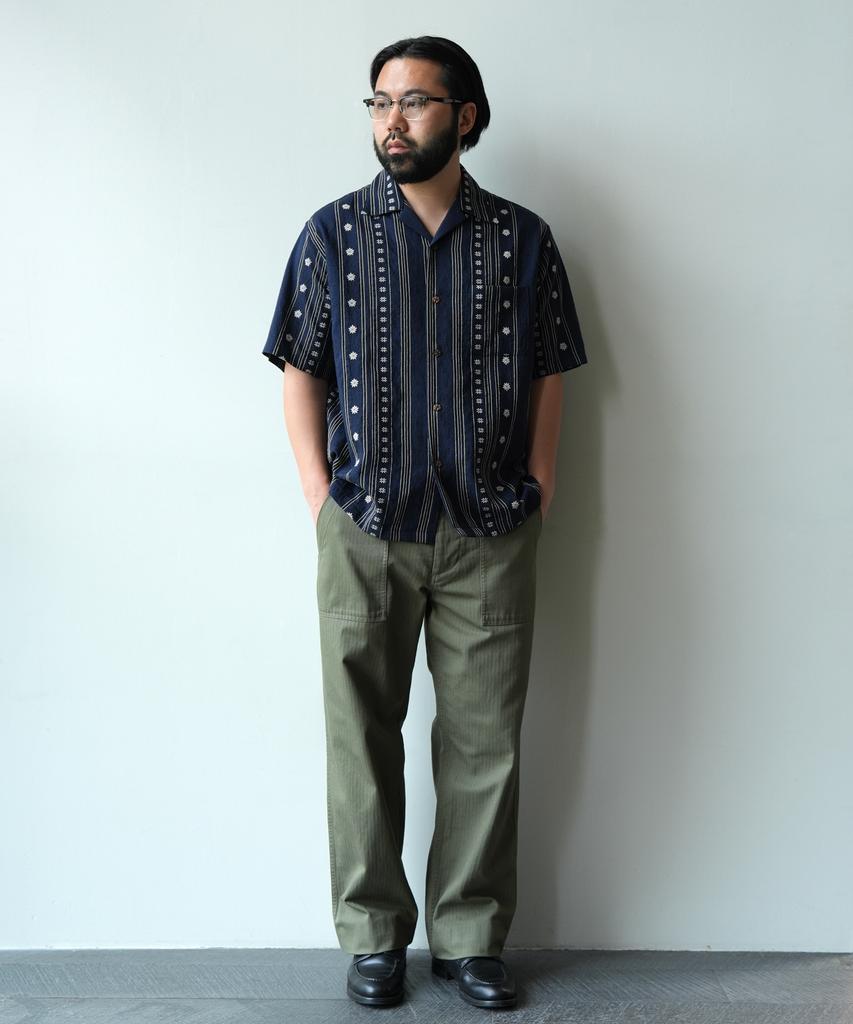 Bancheu Npg Hbt Cotton One Wash Fatigue Pants - Olive