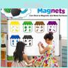 Kids Magnetic Letter Game For Learning Shapes And Colors Plastic Ecofriendly Educational Toy