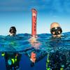Inflatable Scuba Diving SMB Surface Signal Marker Buoy Accessory(Fluorescence Orange, 1.2m)