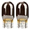 T20 Amber Single Ball Chrome Plated Stealth Turn Signal W3x16d Halogen Bulb
