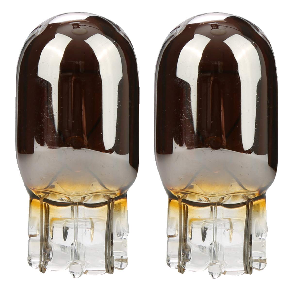 

T20 Amber Single Bulb Chrome Plated Stealth Turn Signal W3x16d Halogen Bulb янтарь