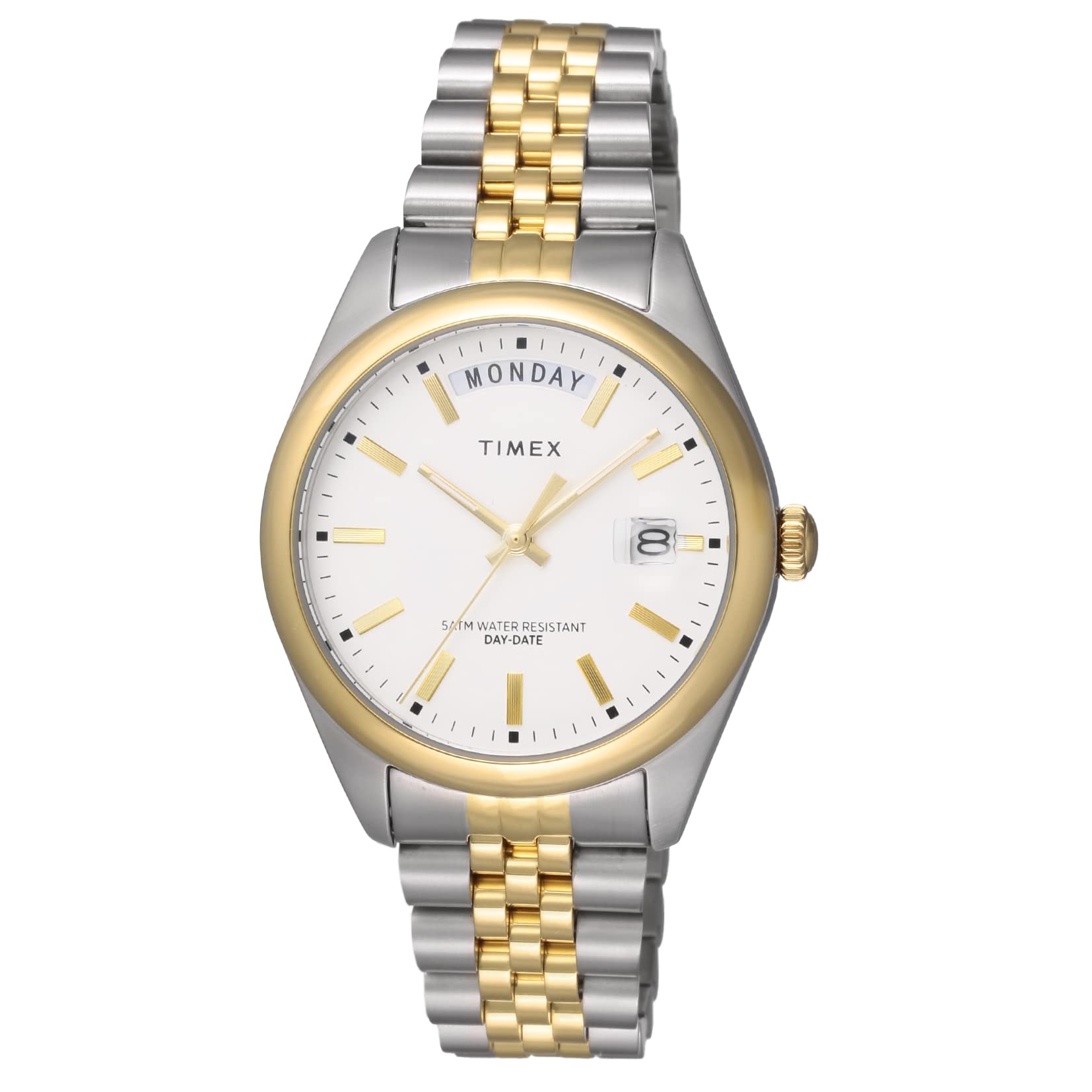 

TIMEX WatchTW2V68500 Unisex Legacy Day and Date White [Parallel Import]