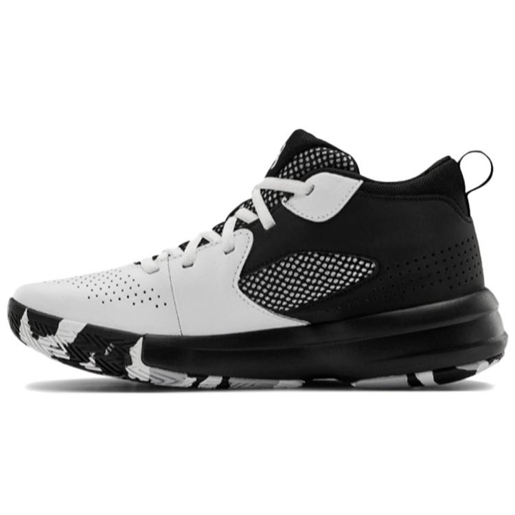 (GS) Under Armour Lockdown 5 White Black Kids 3023533-100 EU 37.5