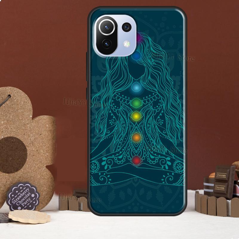 Mandala Chakra Yoga Funda For POCO F5 X3 X4 X5 Pro F4 GT C40 F3 Case For Xiaomi 11T 12T Pro 12 X 13 Lite Cover