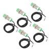5Pcs Approach Sensor Inductive Proximity Switch NPN NO DC6?36V 15mm Detecting Distance M30x1.5