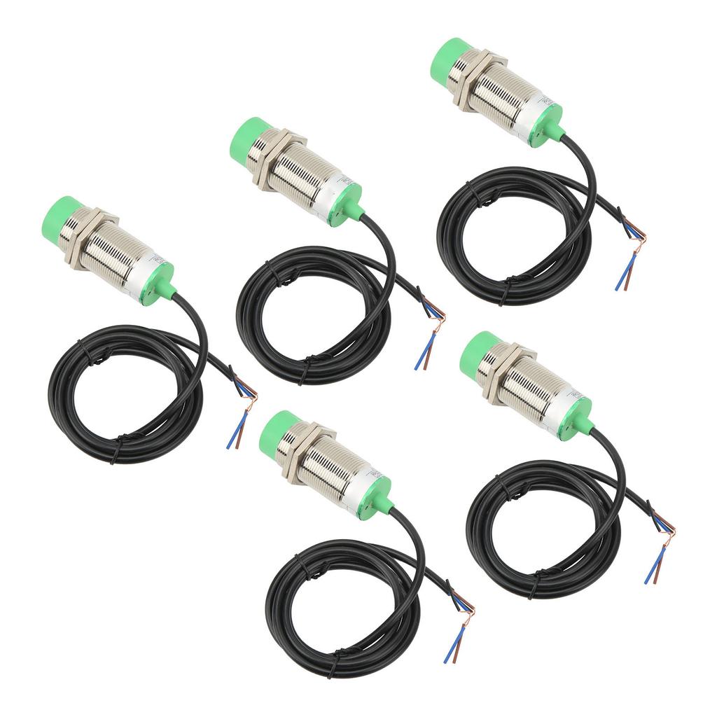 5Pcs Approach Sensor Inductive Proximity Switch NPN NO DC6?36V 15mm Detecting Distance M30x1.5
