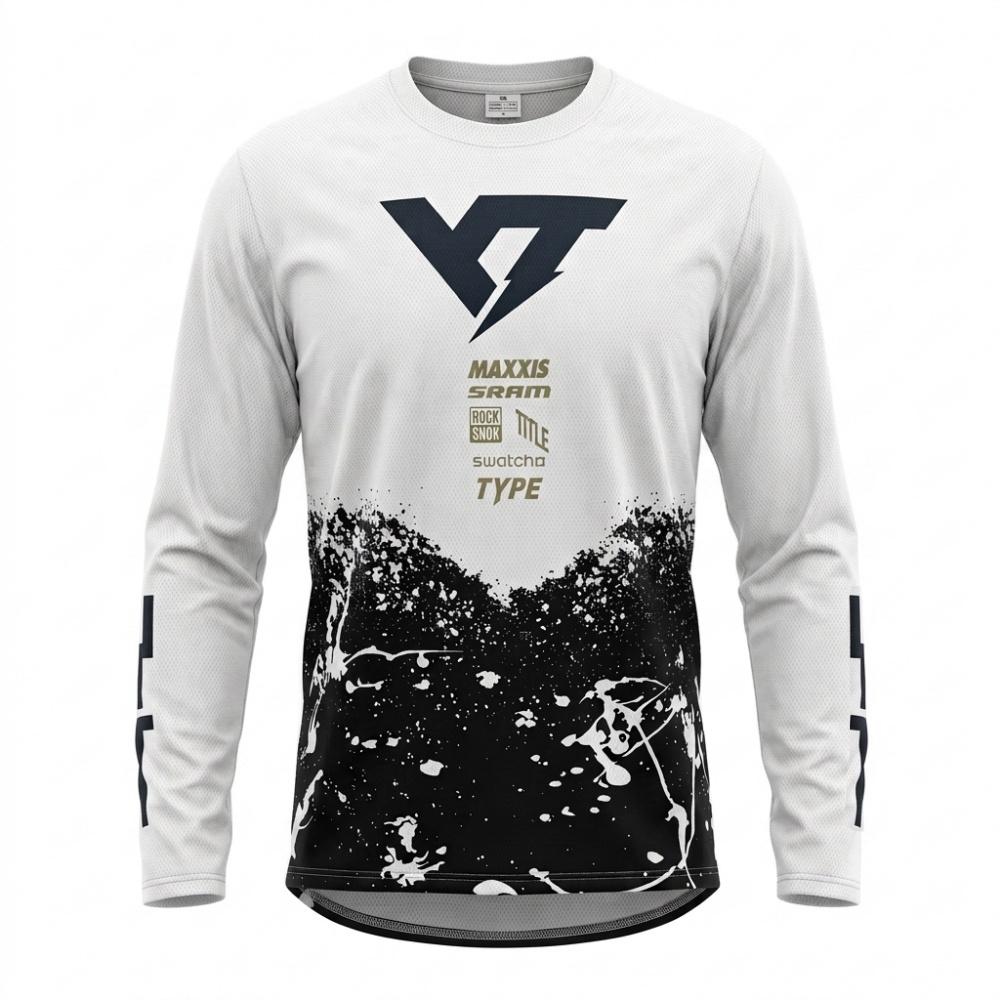 YT MTB Dres Downhill Ciclismo Motocykl Cyklistika MOTO Závodní Dlouhý Rukáv Oblečení BMX Tričko Kolo Terénní Motokros