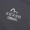 Evisu Letter Pattern Printed Round Neck Short Sleeve Drop Shoulder T-Shirt Women T-Shirt 2ESGNW2TS621BFCT