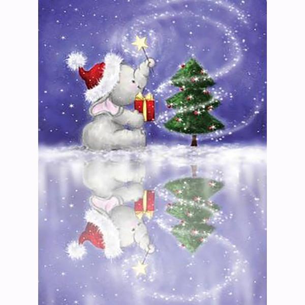 5D DIY Cartoon Santa Claus Diamond Painting Snowman Diamond Embroidery Penguin Diamond Mosaic Polar Bear Art Kit Christmas