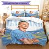 Erling Haaland Pride Bedding Quilt Set Quilt Cover Pillowcase Home Decoration Birthday Gift (1 * duvet cover + 2 * pillowcase, without core)