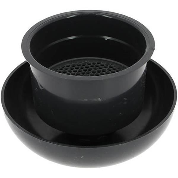 Chapeau De Ventilation - Ardoise - Ø 80 Mm - PVC - Moustiquaire Intégré - Idéal Pour Canalisations
