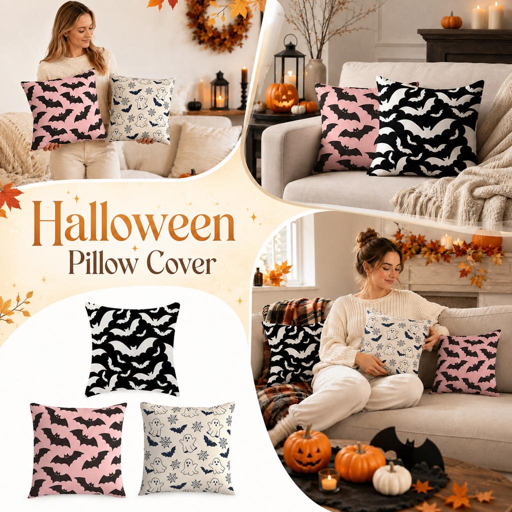 Halloween Cover Printed Sofa Cushion Cover for Holiday Home Decor