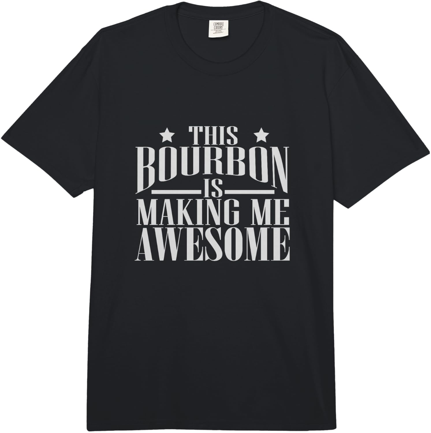 This Bourbon Makes Me Awe-Inspiring Fun Comfort Colors Adult Heavyweight Unisex T-Shirt S