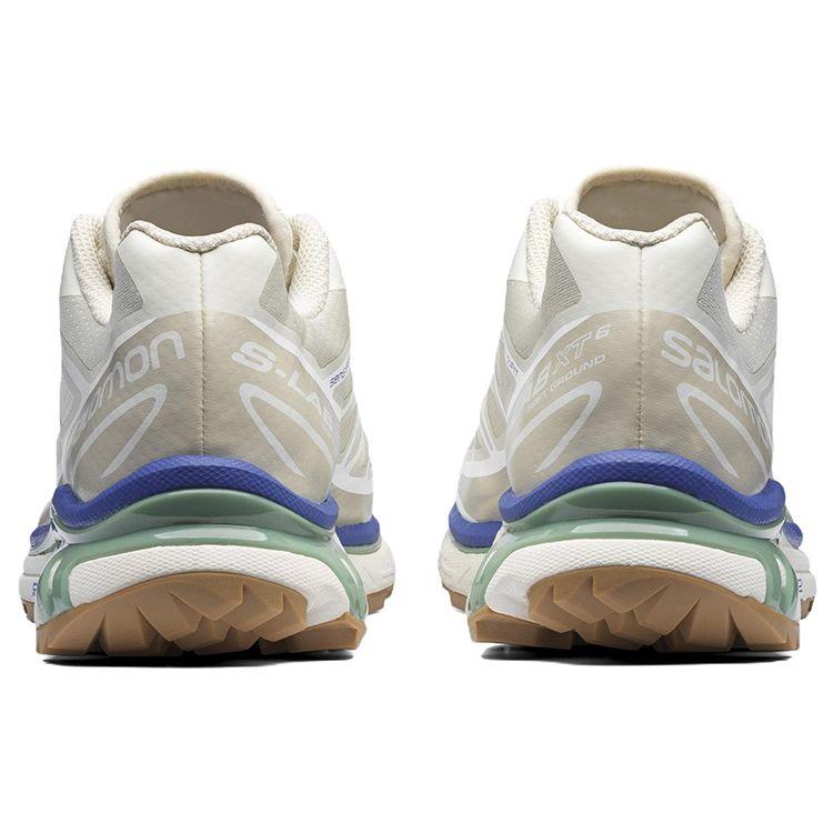 Salomon Xt-6 Cushioning Durable Fabric Low-Top Running Shoes Unisex Running Shoes Vanilla 417098