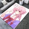 Gasai Yuno Carpet Rug For Living Room Bedroom Home Sofa Decoration Kids Play Nonslip Floor Mat