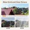 Wireless 3MP HD Glass Window Camera for Home Monitoring